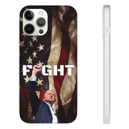 Trump Fight! iPhone Case | Semi-transparent, matte finish - The American Glory 