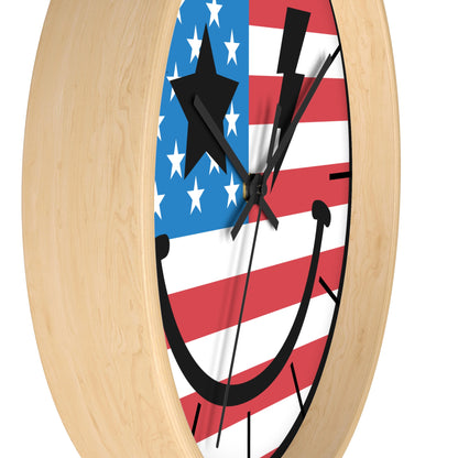 American Flag Wall Clock - The American Glory 