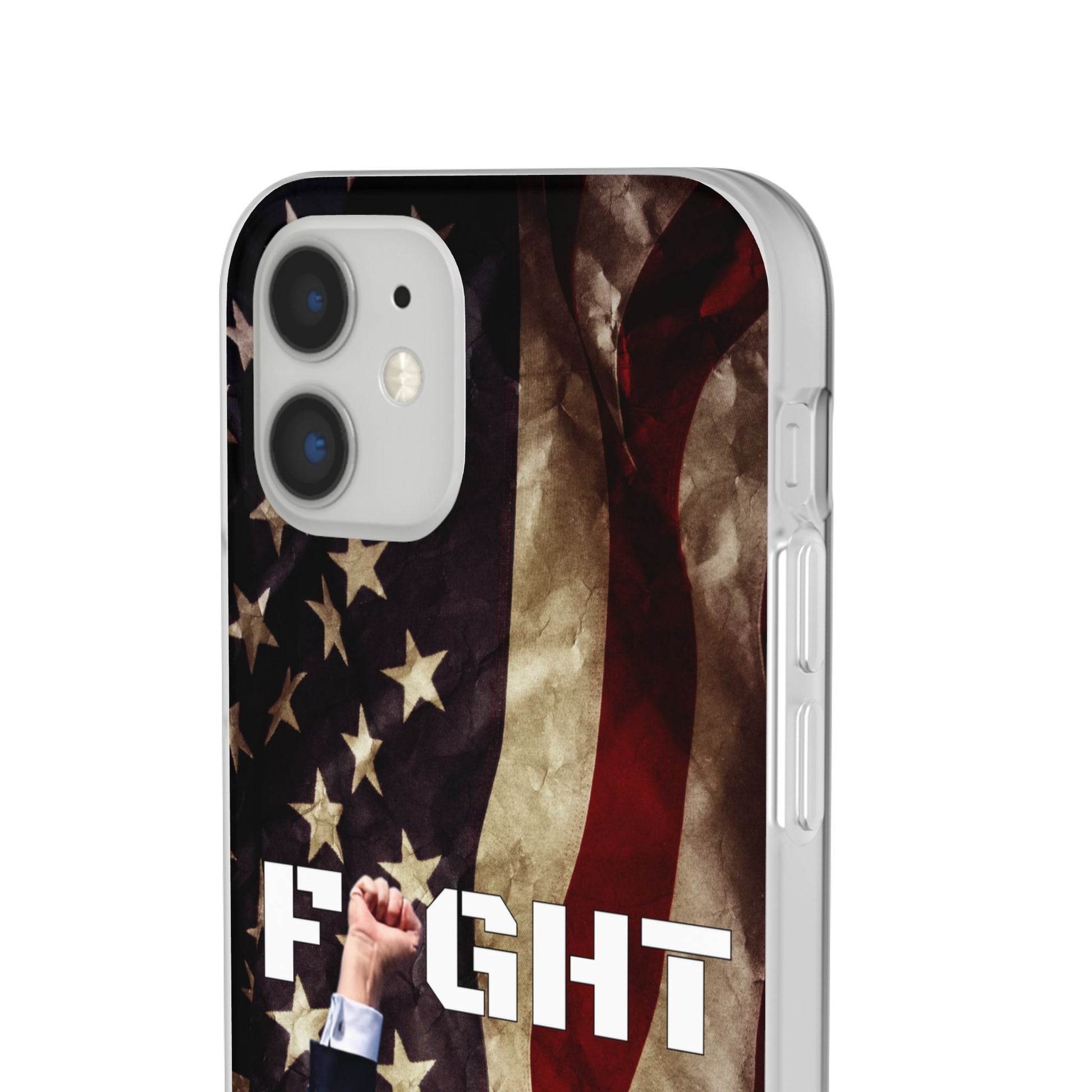 Trump Fight! iPhone Case | Semi-transparent, matte finish - The American Glory 