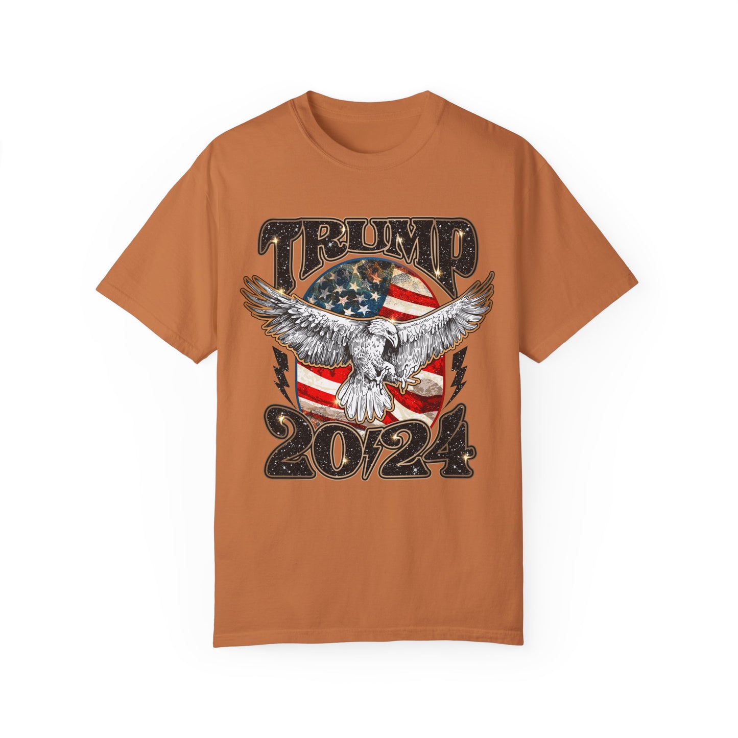 Trump 2024 USA Flag Tee - Unisex Election Shirt for Trump Supporters - The American Glory 