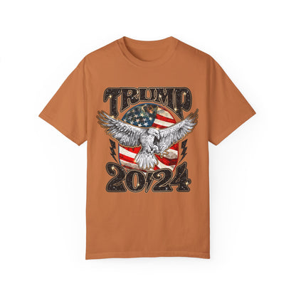 Trump 2024 USA Flag Tee - Unisex Election Shirt for Trump Supporters - The American Glory 