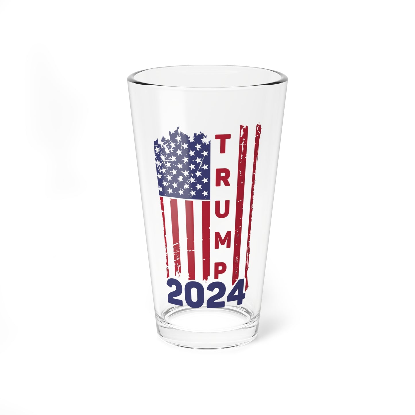 Trump 2024  Pint Glass | 16oz Beer Glass - The American Glory 