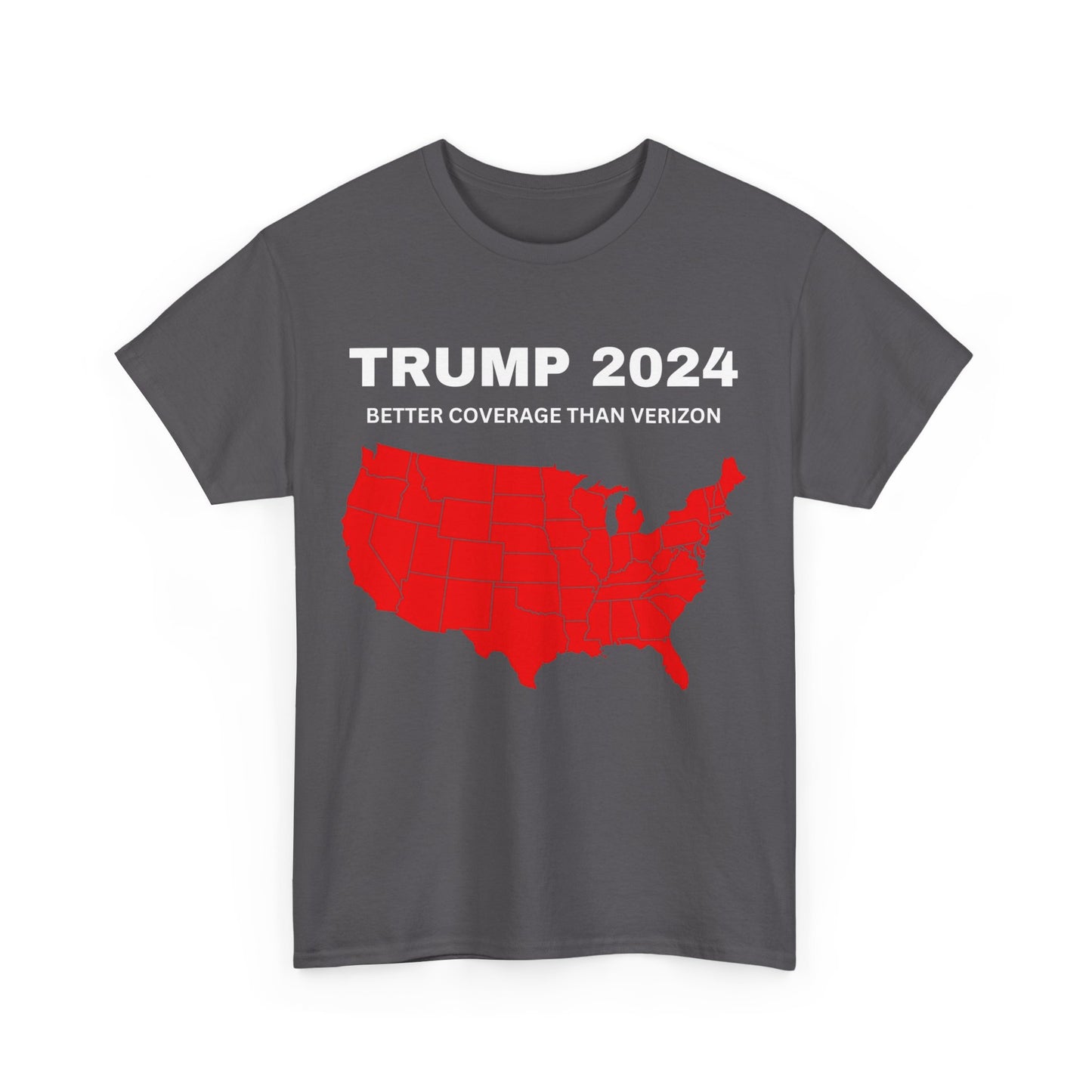 Trump 2024 Better Coverage Than Verizon T-shirt, Donald Trump Unisex Shirt, MAGA Tees, Election Shirts, Trump 2024 Political T-shirts, Funny Trump Tshirts - The American Glory 