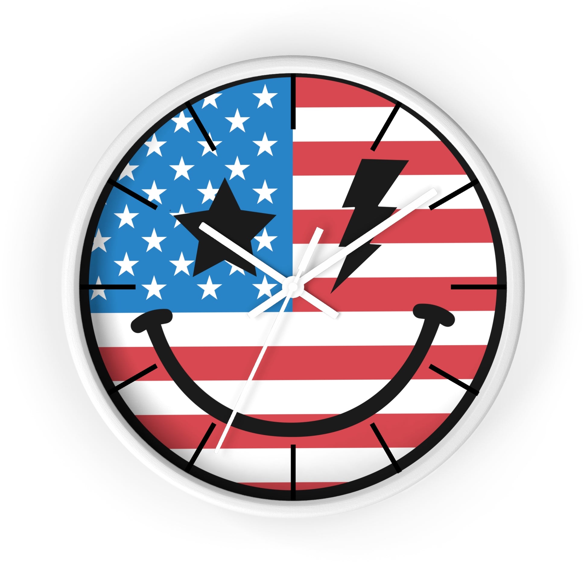 American Flag Wall Clock - The American Glory 