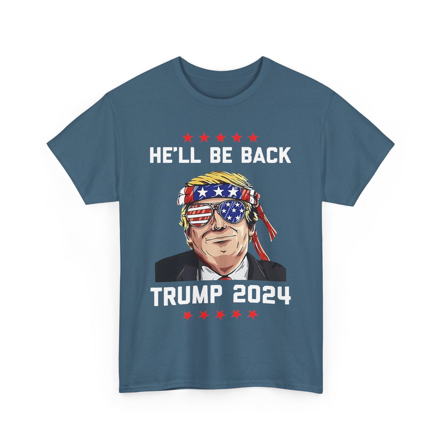 Trump 2024 i'll be Back T-shirt | Express Delivery available - The American Glory 