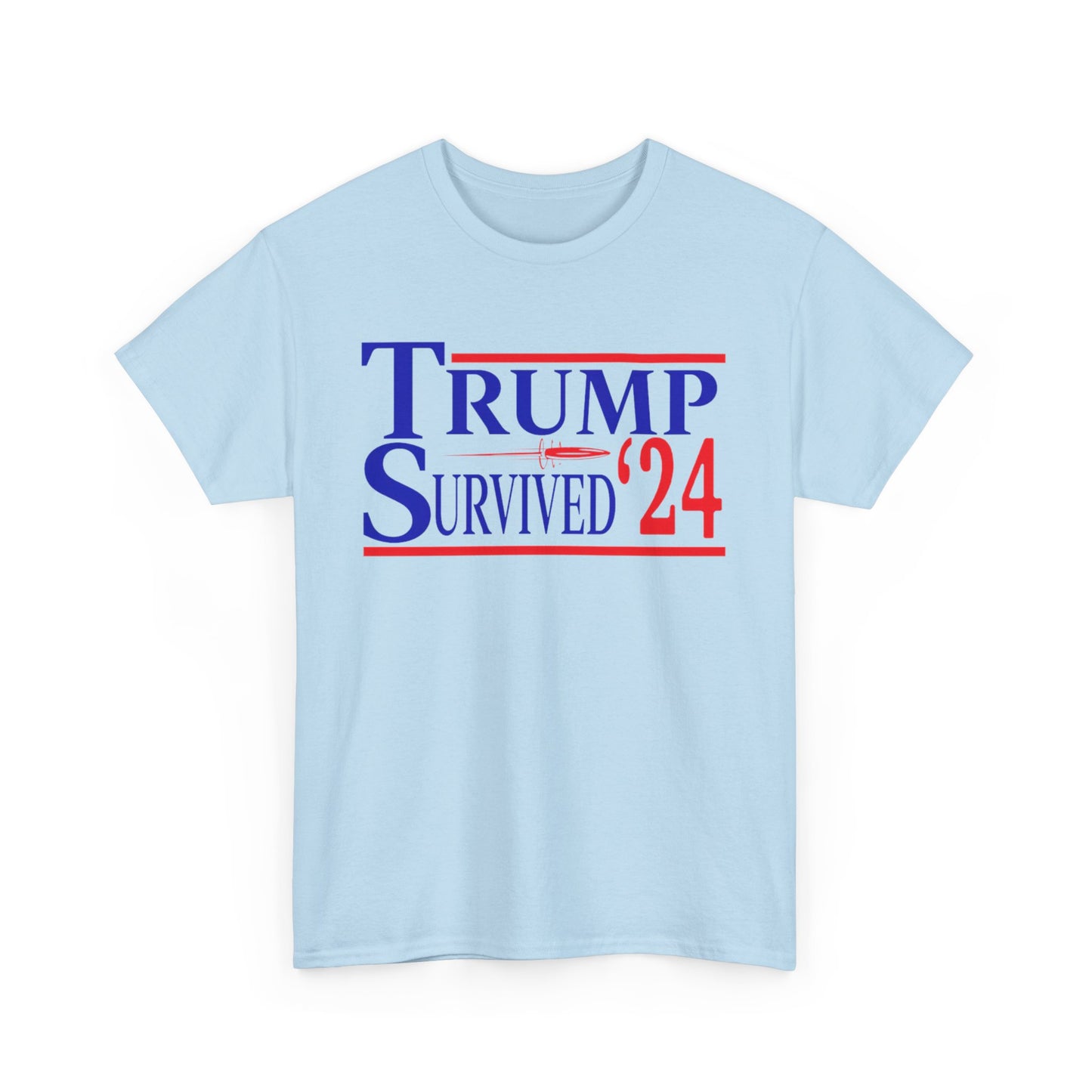 Trump Survived, 2024 T-shirt | Express Delivery available - The American Glory 