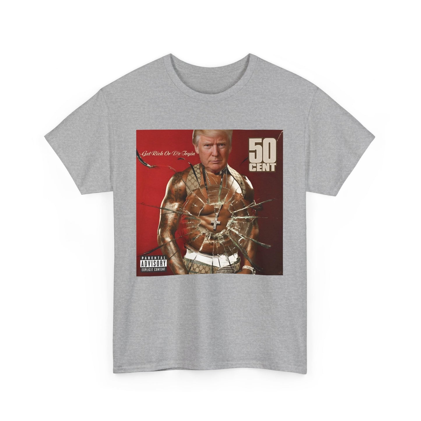 Donald Trump 50 Cent Album Cover Unisex T-shirt - The American Glory 