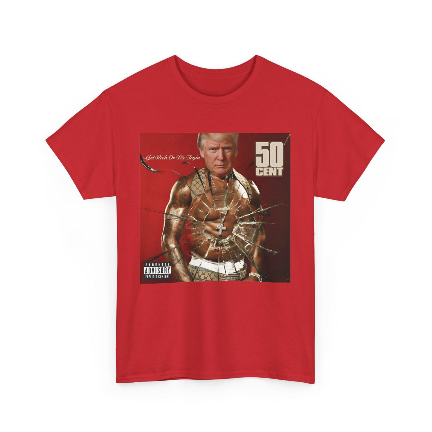 Donald Trump 50 Cent Album Cover Unisex T-shirt - The American Glory 