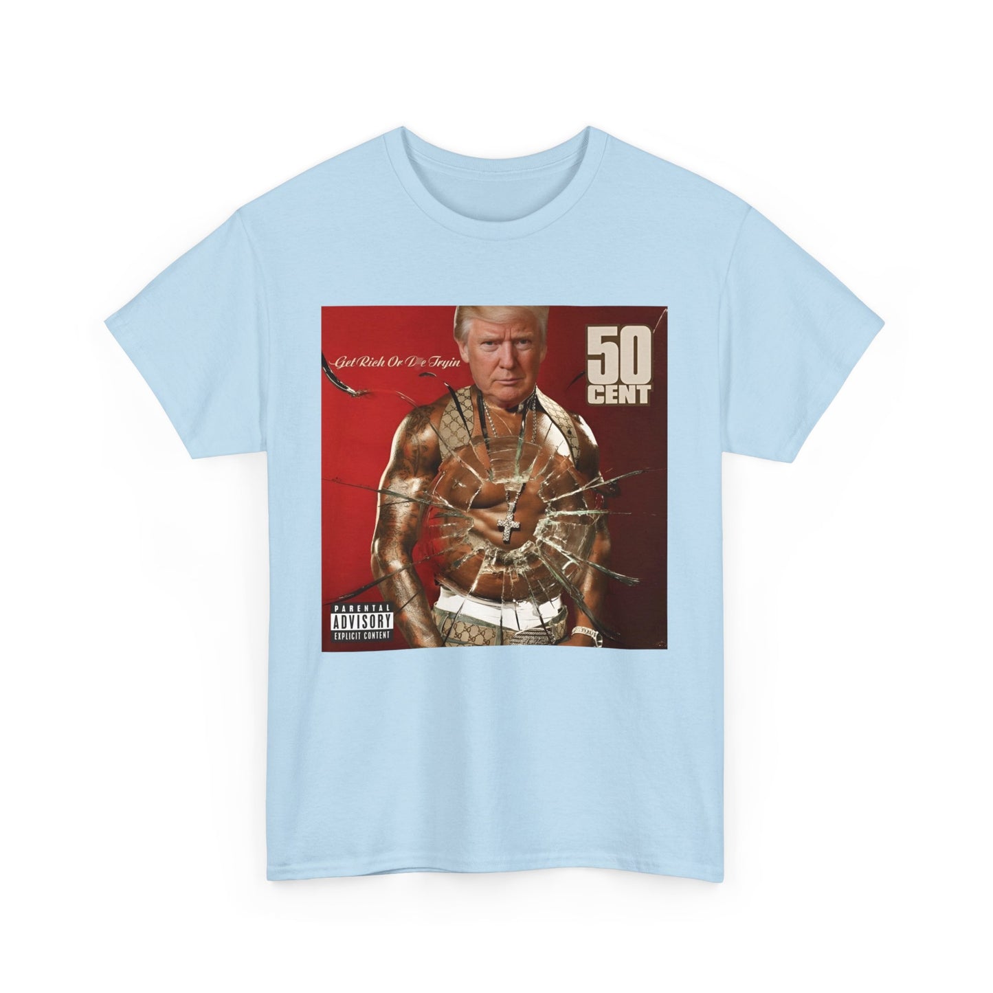 Donald Trump 50 Cent Album Cover Unisex T-shirt - The American Glory 