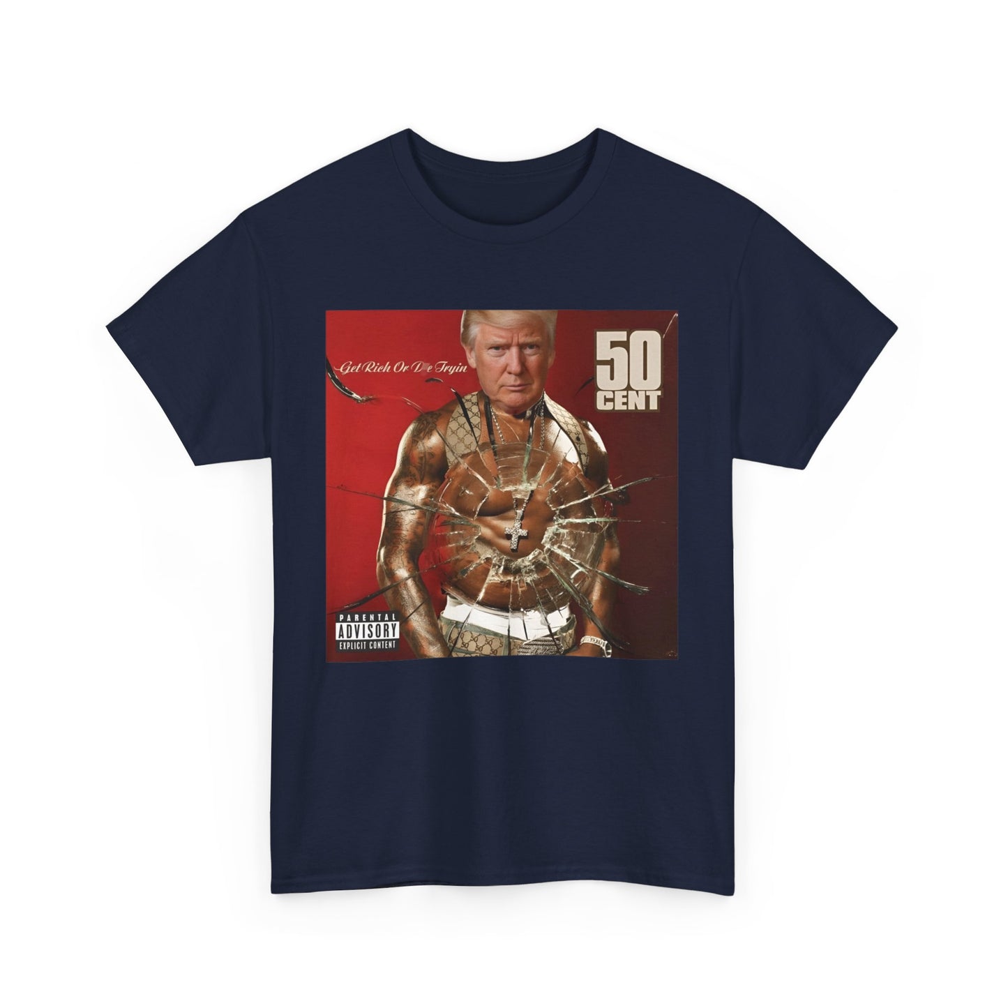 Donald Trump 50 Cent Album Cover Unisex T-shirt - The American Glory 