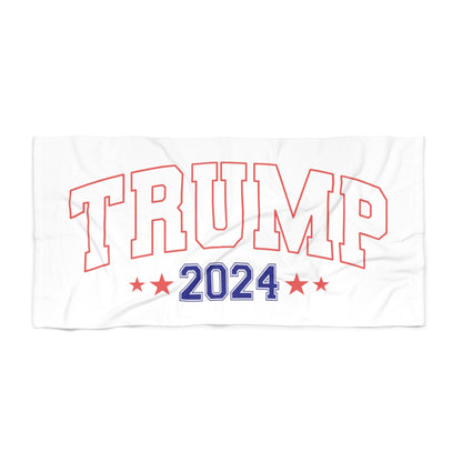 Trump 2024 Beach Towel, MAGA Summer Essentials, Trump 2024 Merchandise, Trump Supporter Gifts, MAGA Beach Accessories, Trump 2024 Election Gear, Comfortable Beach Towels - The American Glory 