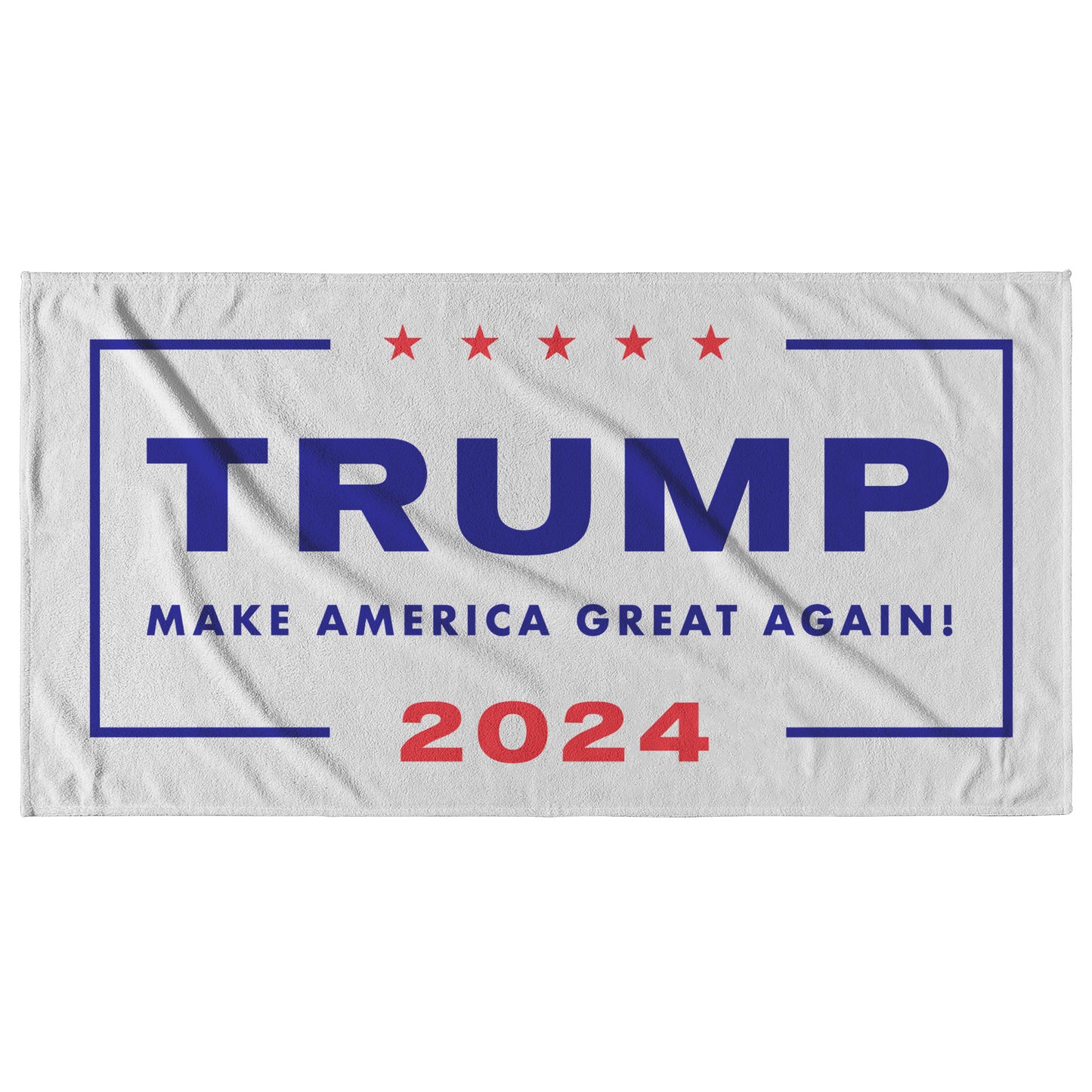 Trump 2024 Beach Towel, MAGA Summer Essentials, Trump 2024 Merchandise, Large Patriotic Towel, Trump Supporter Gifts, MAGA Beach Accessories, Trump 2024 Election Gear, Comfortable Beach Towels - The American Glory 