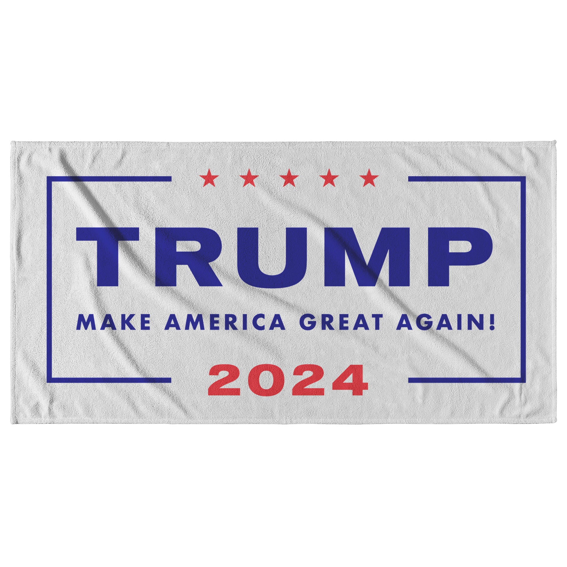 Trump 2024 Beach Towel, MAGA Summer Essentials, Trump 2024 Merchandise, Large Patriotic Towel, Trump Supporter Gifts, MAGA Beach Accessories, Trump 2024 Election Gear, Comfortable Beach Towels - The American Glory 