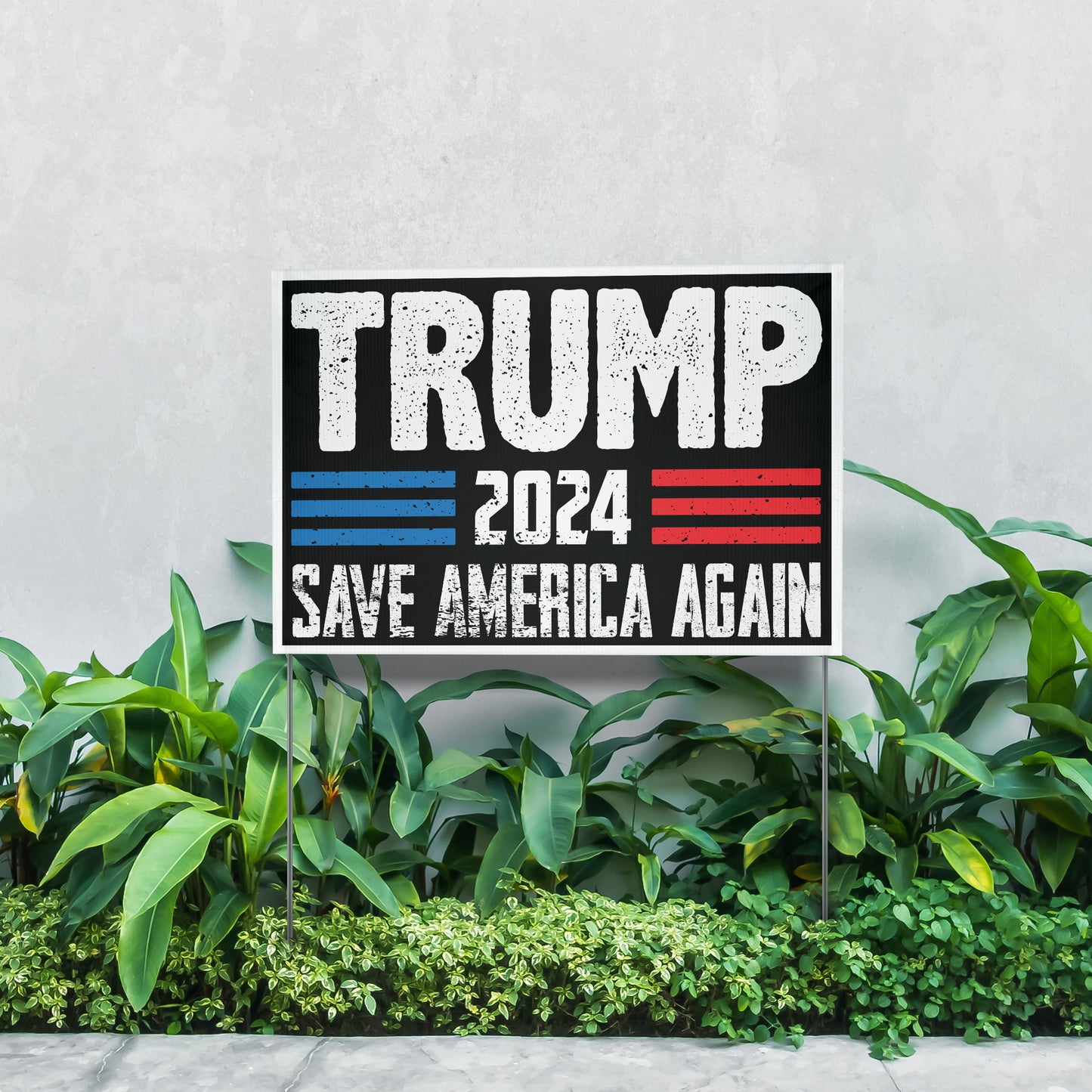 Trump 2024 Save America MAGA Yard Sign - The American Glory 