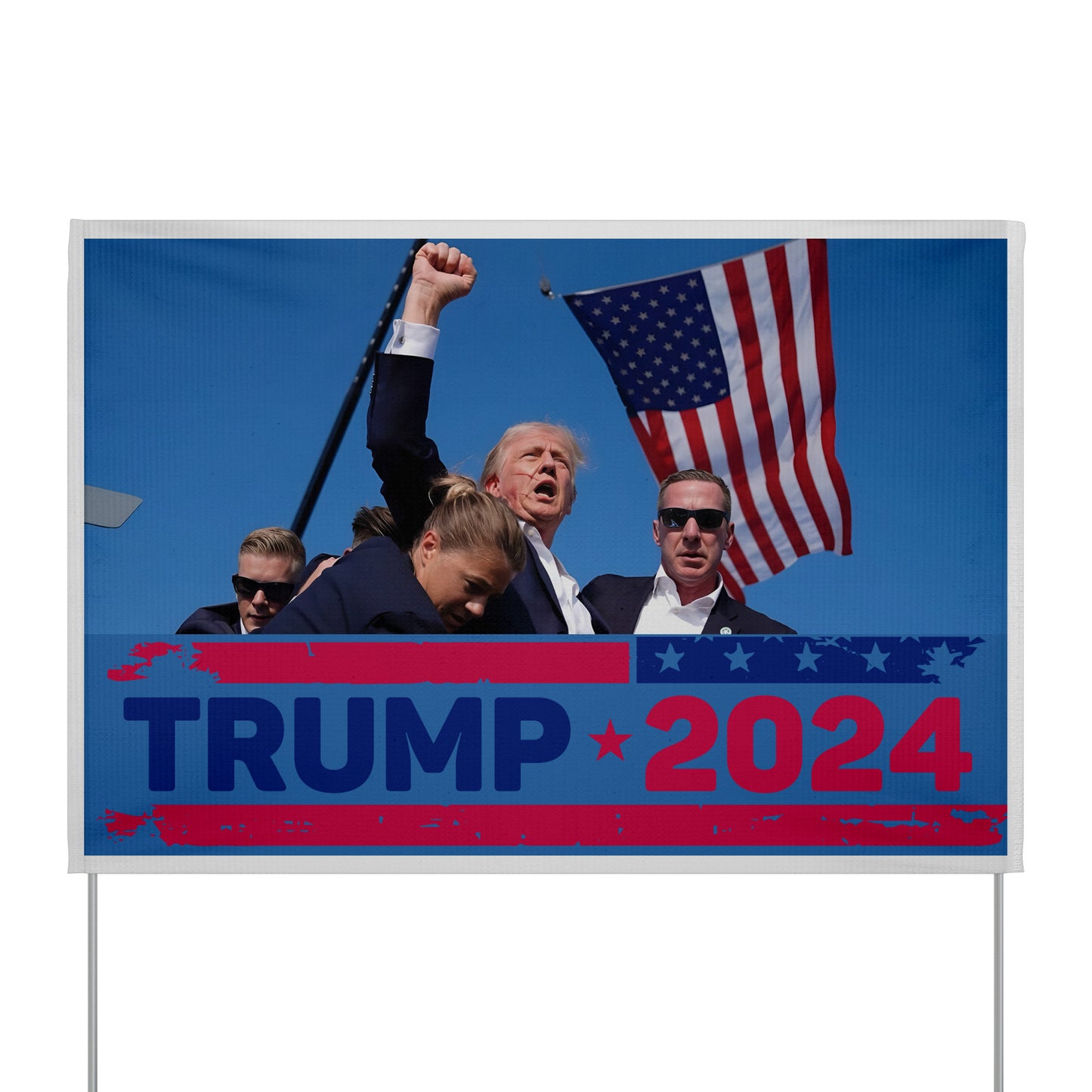 Trump 2024 Vinyl Yard Sign - The American Glory 