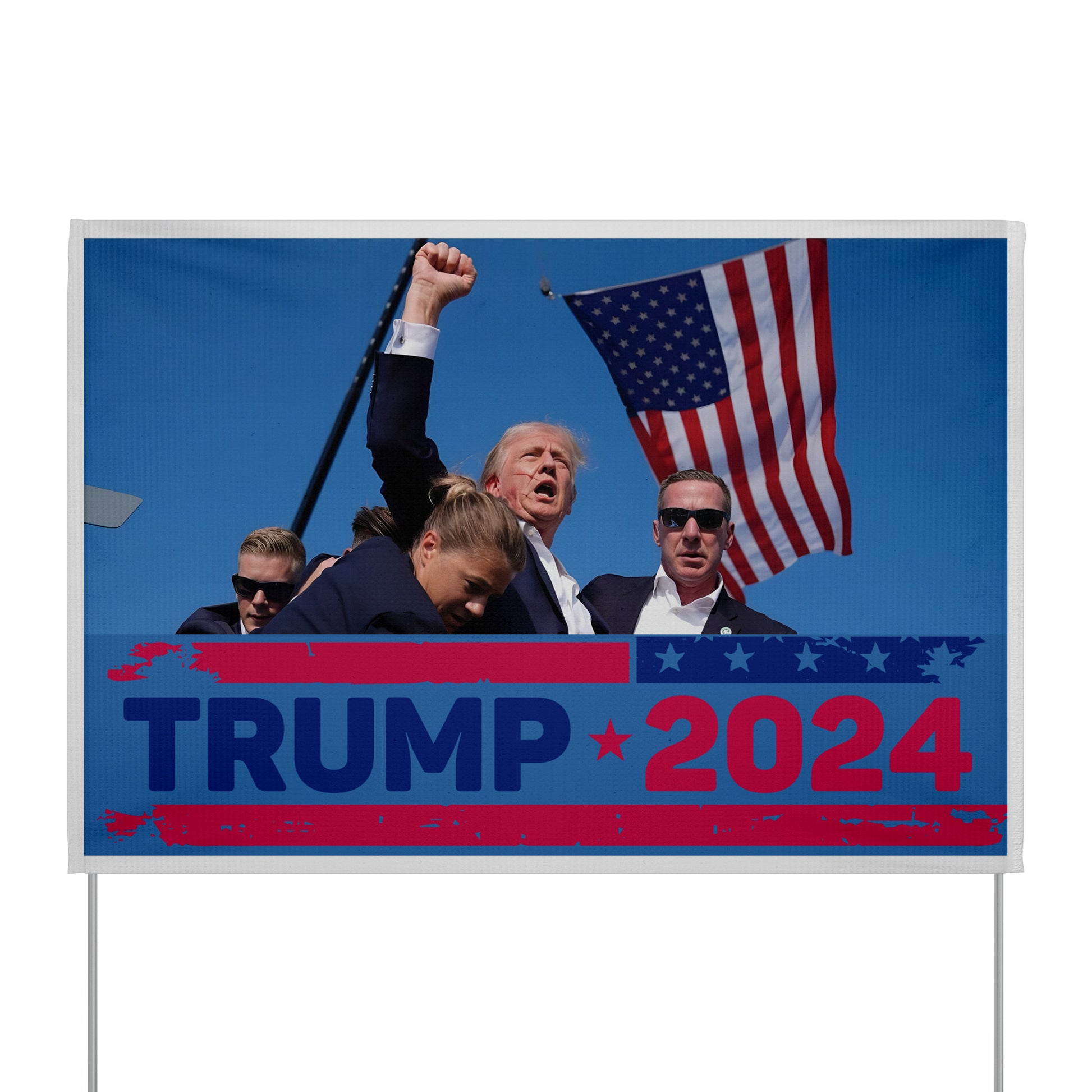 Trump 2024 Vinyl Yard Sign - The American Glory 