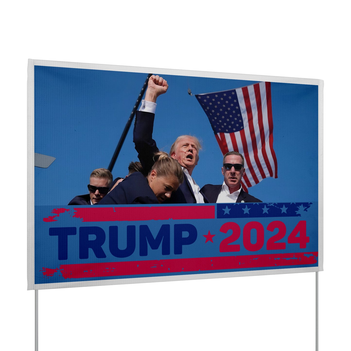 Trump 2024 Vinyl Yard Sign - The American Glory 