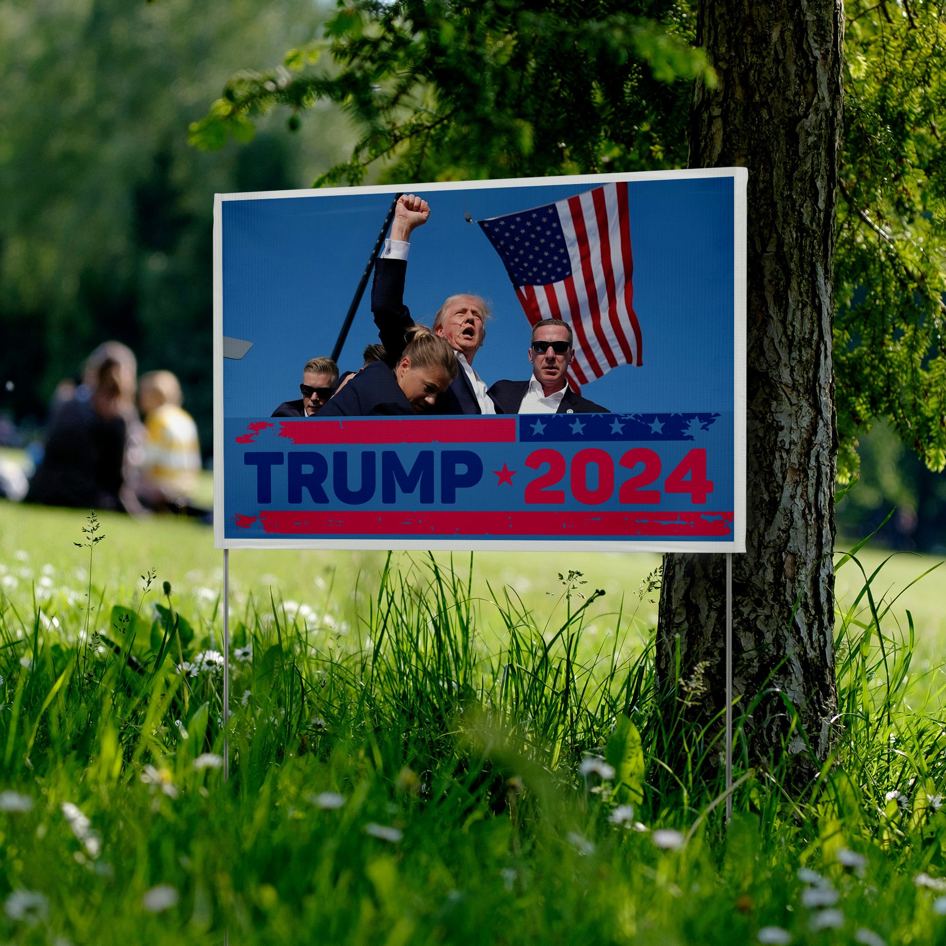 Trump 2024 Vinyl Yard Sign - The American Glory 