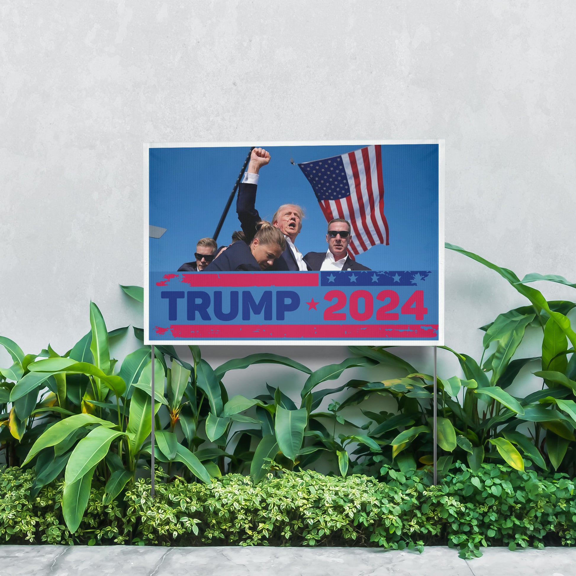 Trump 2024 Vinyl Yard Sign - The American Glory 