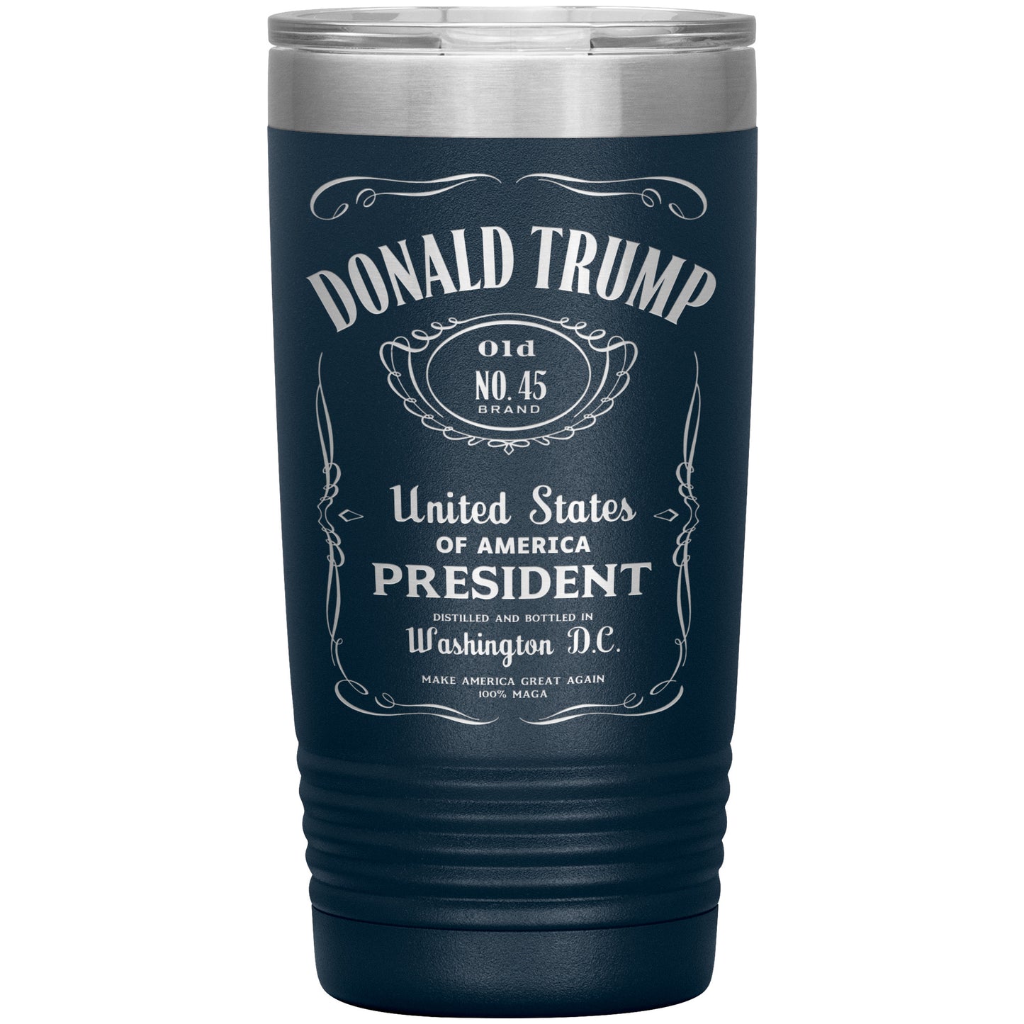 Donald Trump Viral 20oz Tumbler, Laser Engraved Travel Mug, Insulated Tumbler with Lid, President Trump Drinkware, Trump Supporter Gifts - The American Glory 