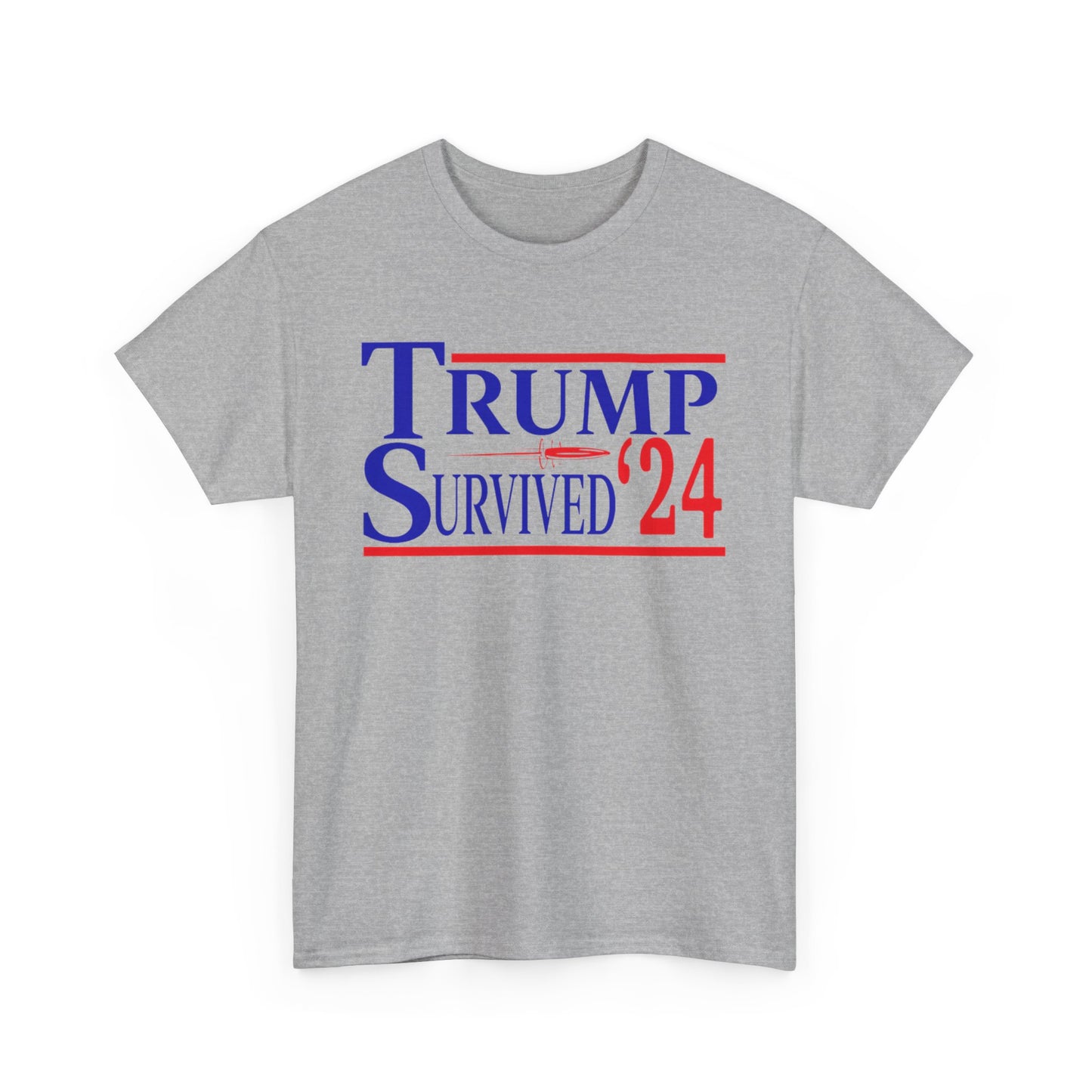 Trump Survived, 2024 T-shirt | Express Delivery available - The American Glory 