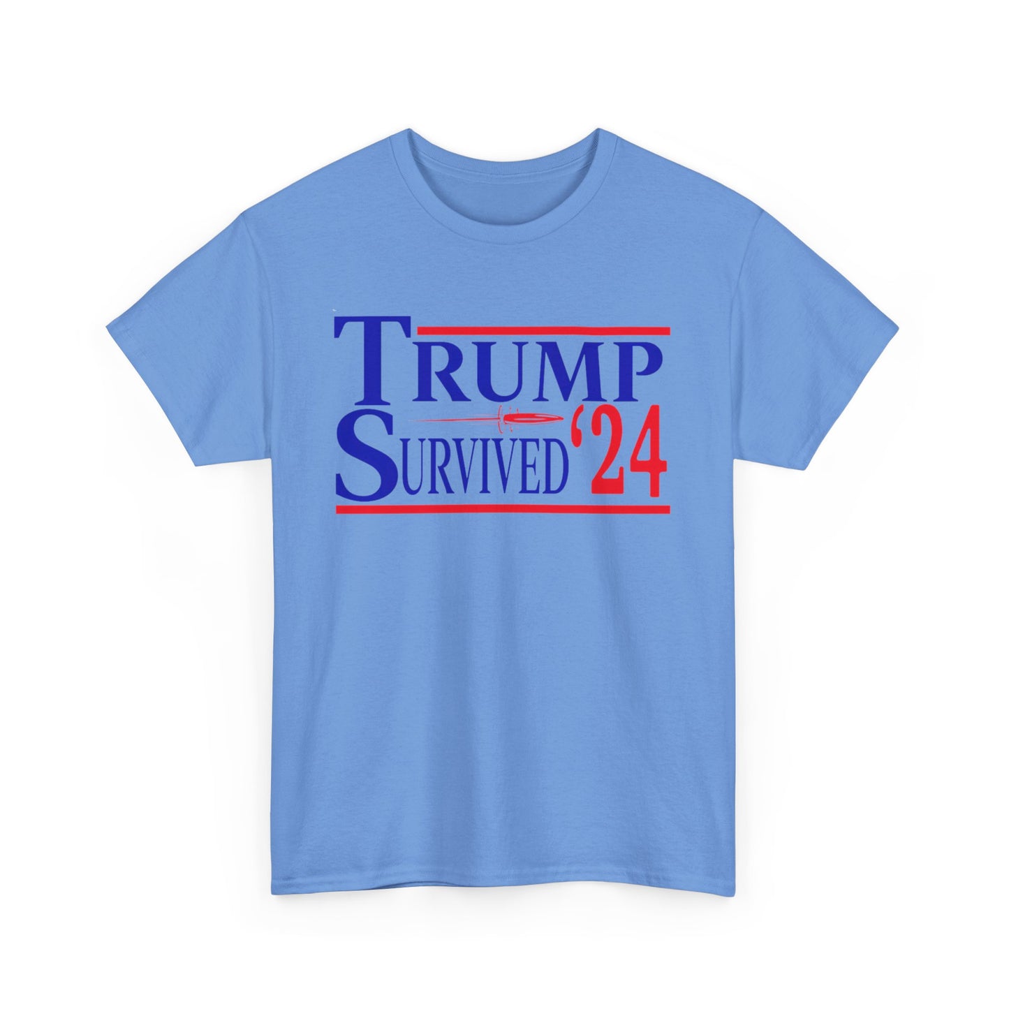 Trump Survived, 2024 T-shirt | Express Delivery available - The American Glory 