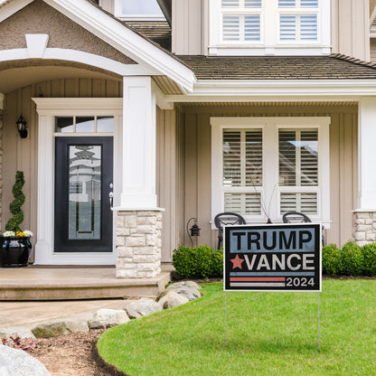 Trump Vance 2024 Yard Sign - The American Glory 