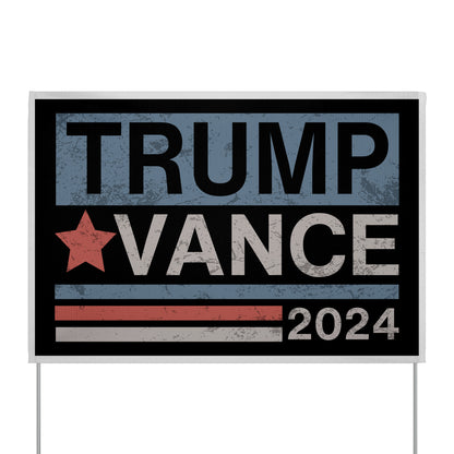 Trump Vance 2024 Yard Sign - The American Glory 