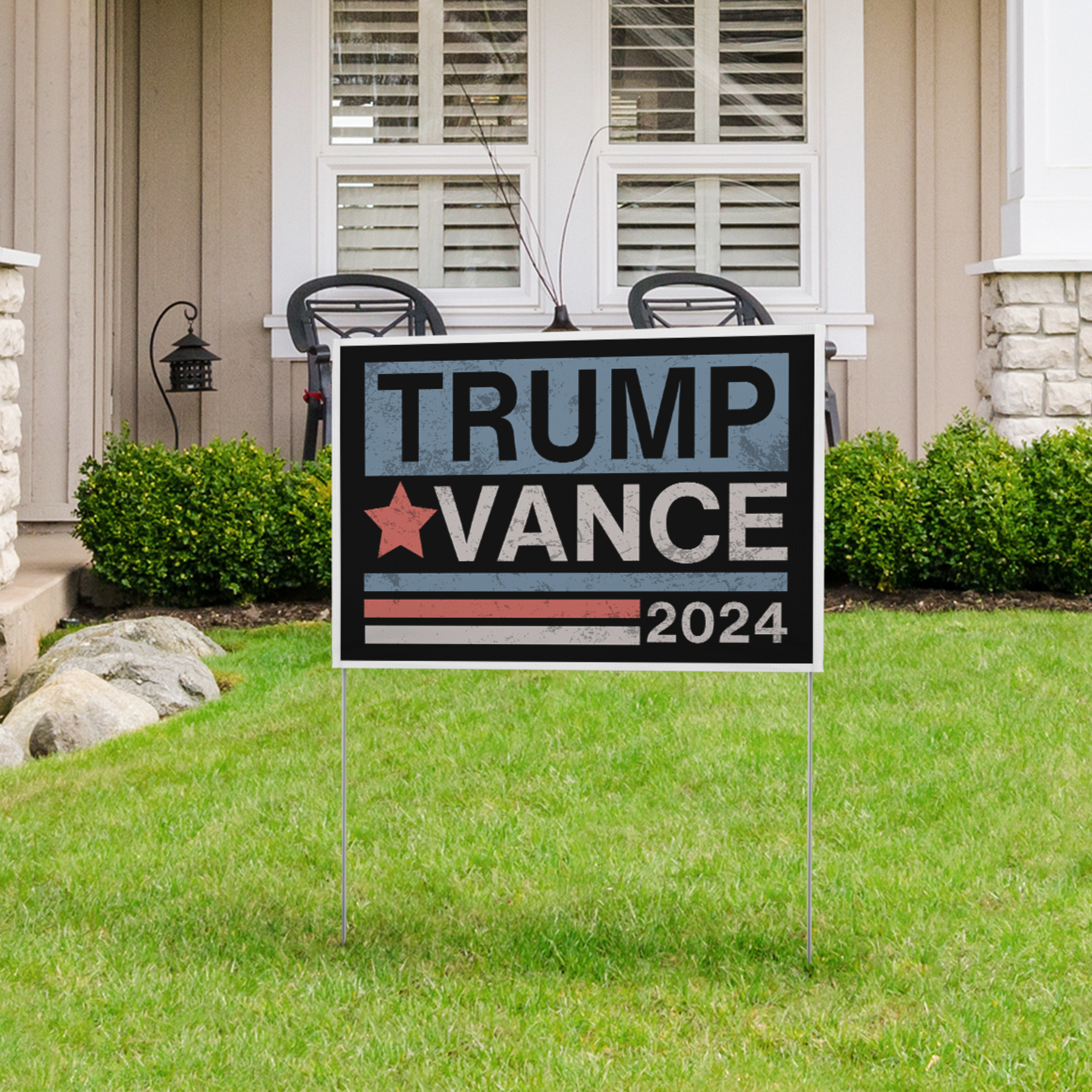 Trump Vance 2024 Yard Sign - The American Glory 