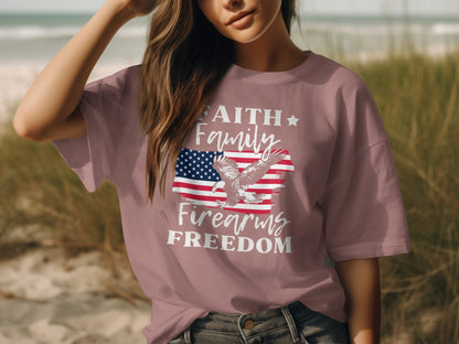 Faith Freedom T-shirt - The American Glory 