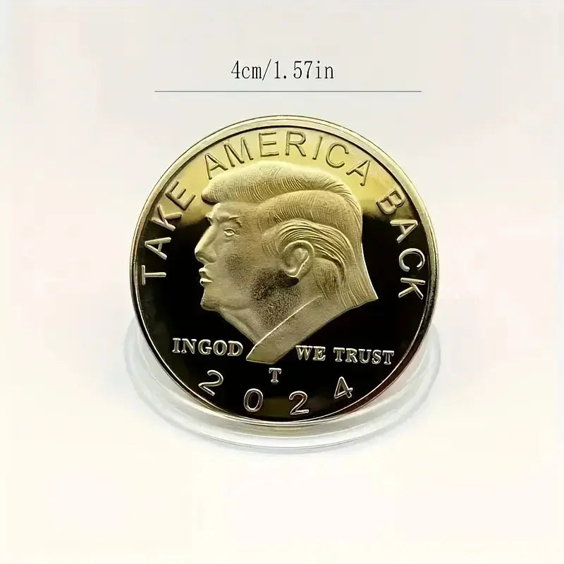 Trump 2024 Commemorative Coin - The American Glory 