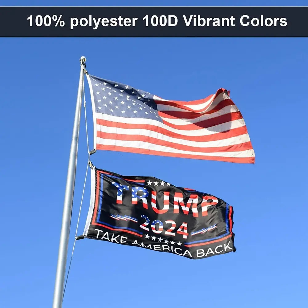 Trump 2024 American Flag Anti-Ultraviolet Fading - The American Glory 