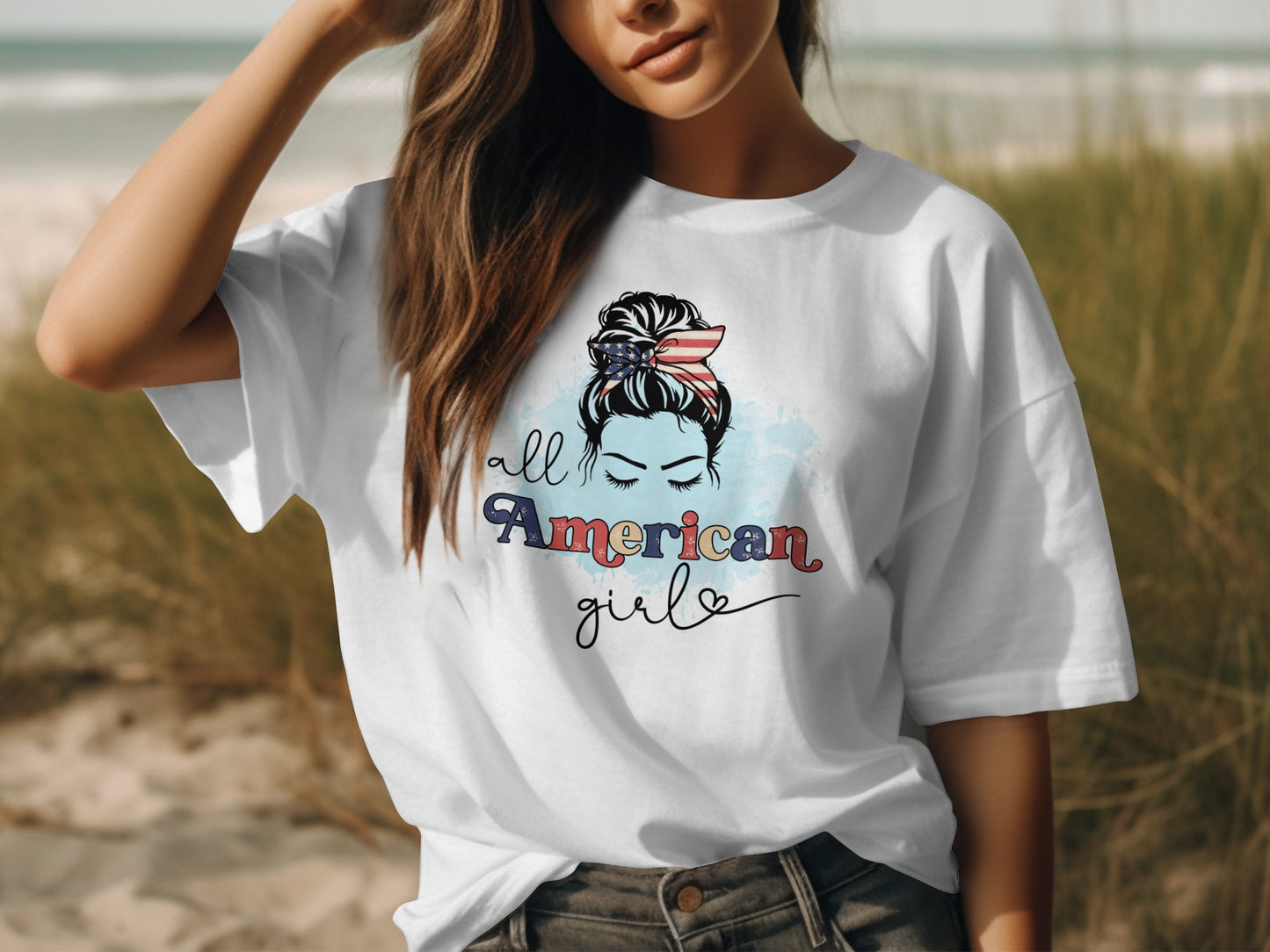 All American Girl T-shirt - The American Glory 