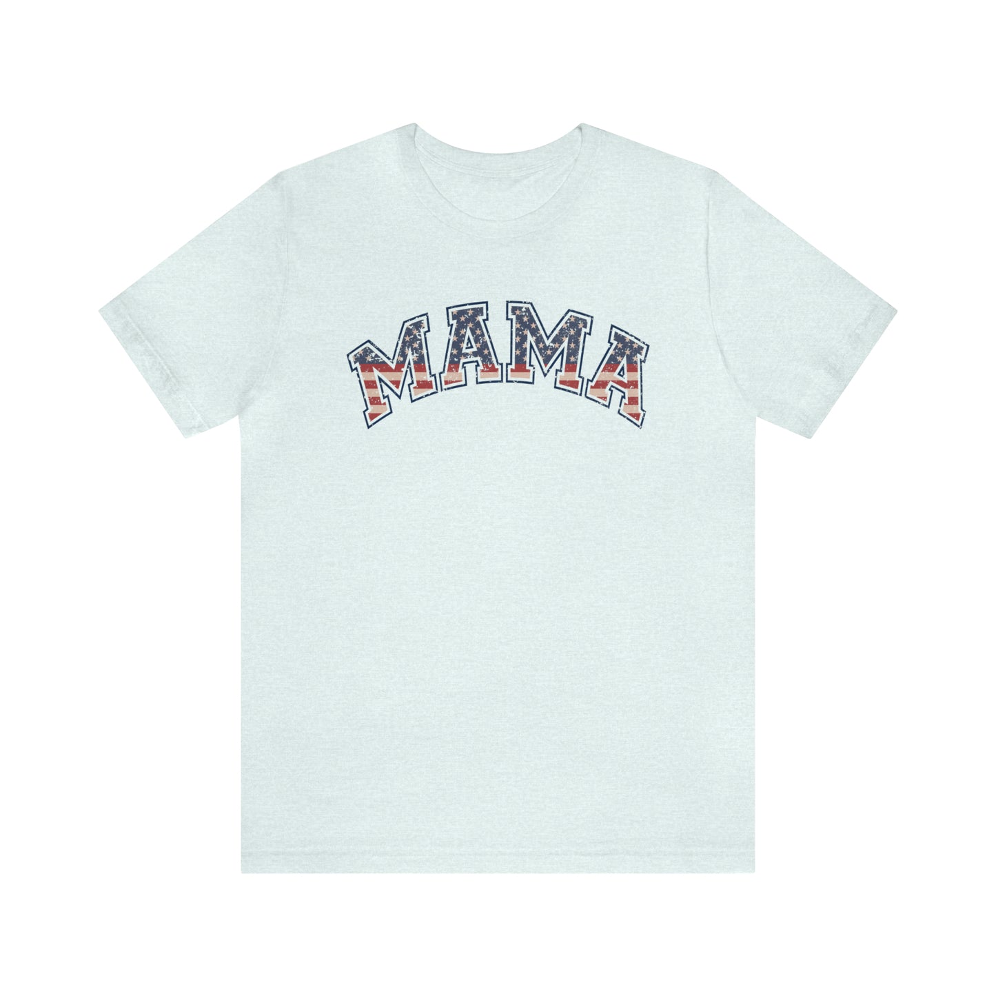 American Flag Retro Mama T-shirt - The American Glory 