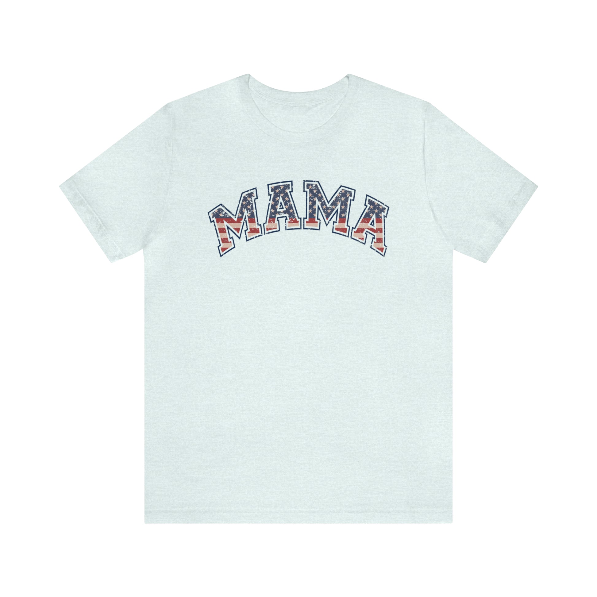 American Flag Retro Mama T-shirt - The American Glory 