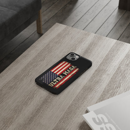 Ultra Maga iPhone Case American Flag iPhone case Trump Phone Case - The American Glory 