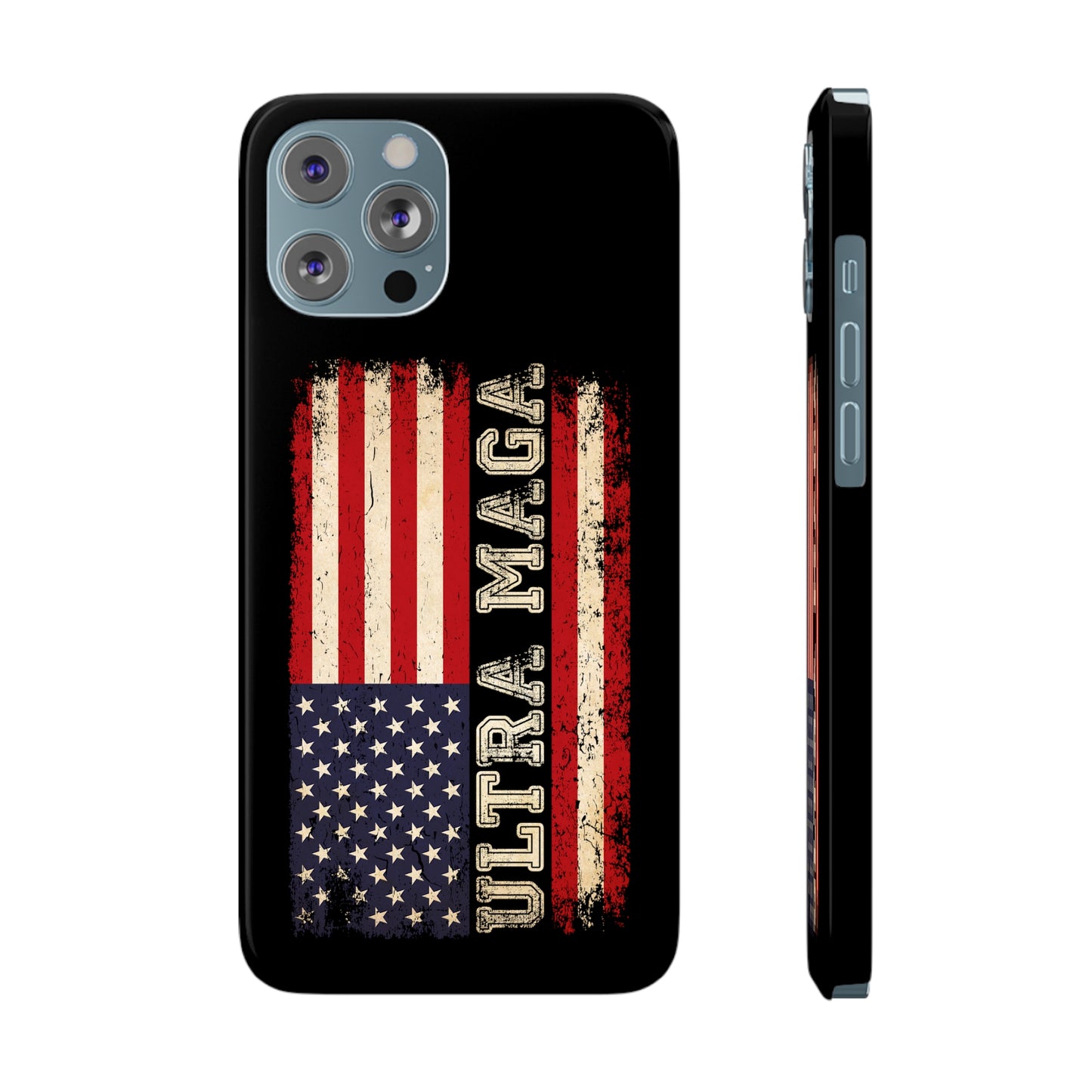 Ultra Maga iPhone Case American Flag iPhone case Trump Phone Case - The American Glory 