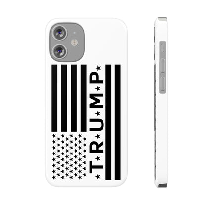 Trump American Flag Slim Phone Case - The American Glory 