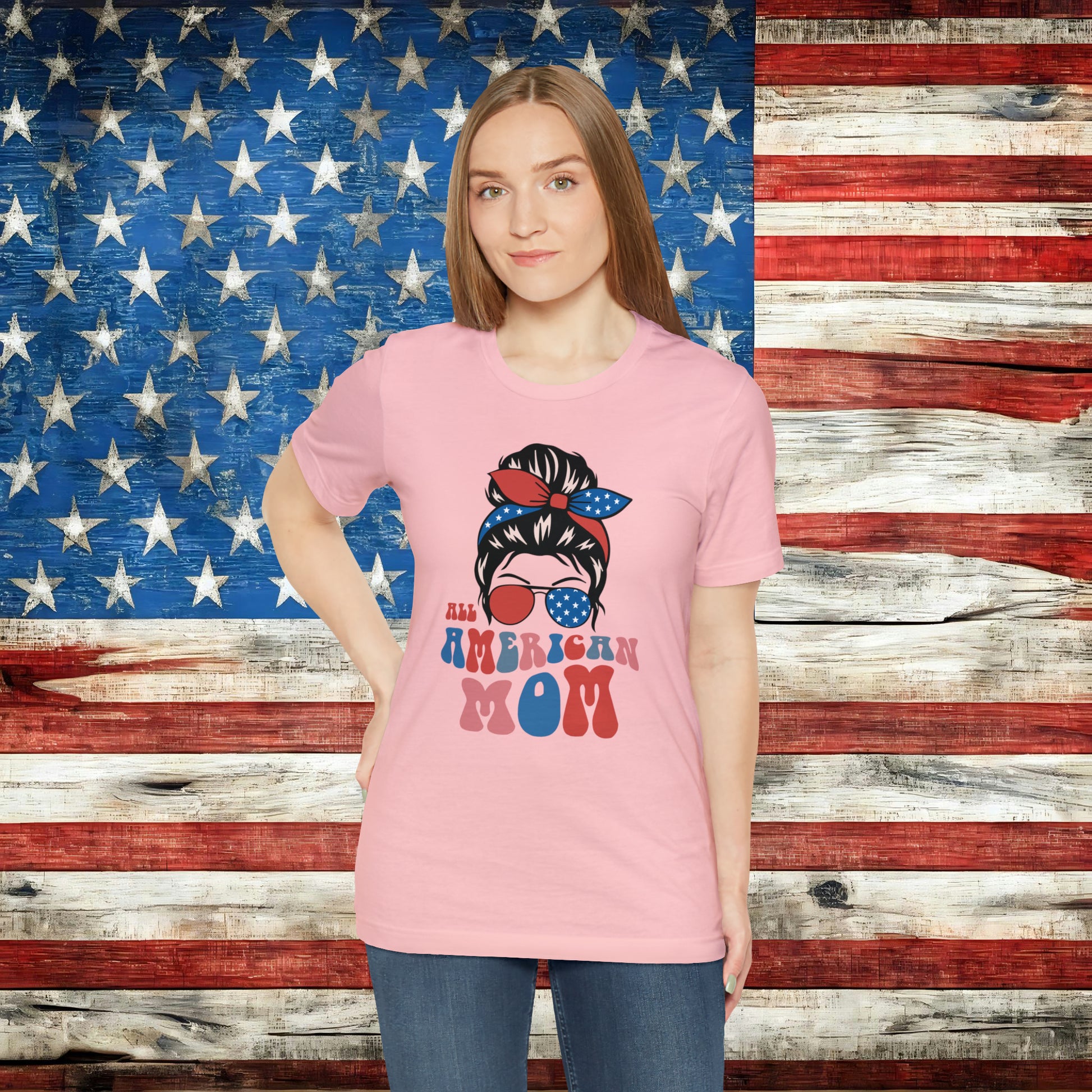 All American Mom T-shirt - The American Glory 