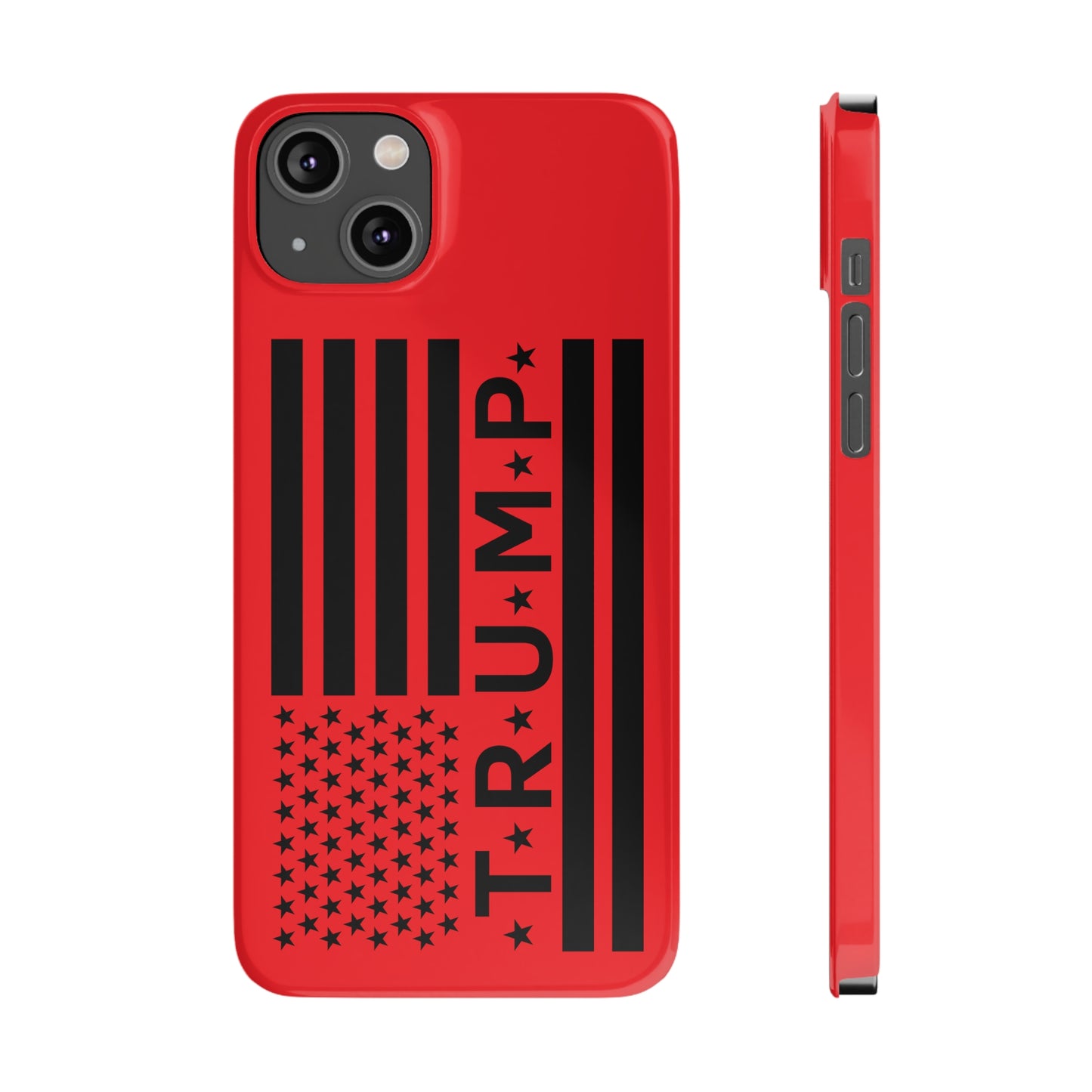 Trump American Flag Slim Phone Case - The American Glory 