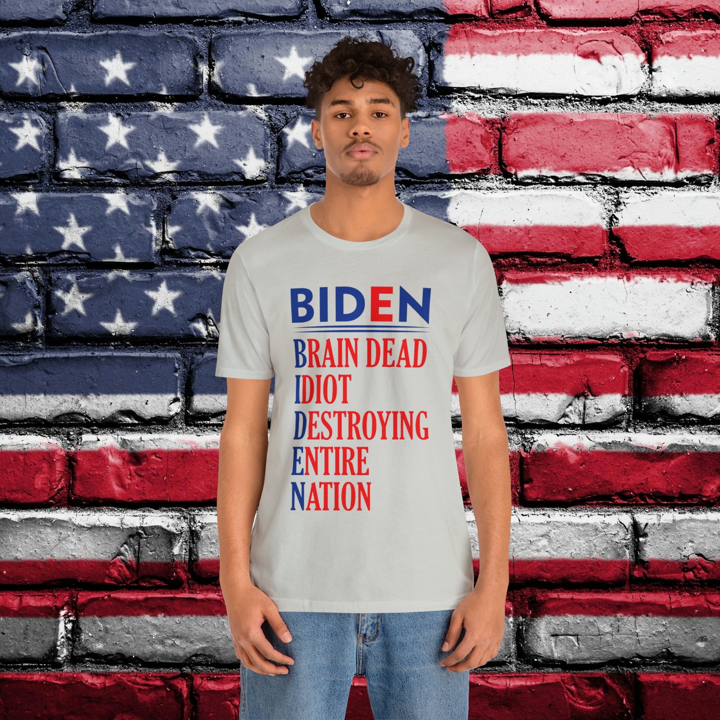 Biden Brain Dead...T-shirt - The American Glory 