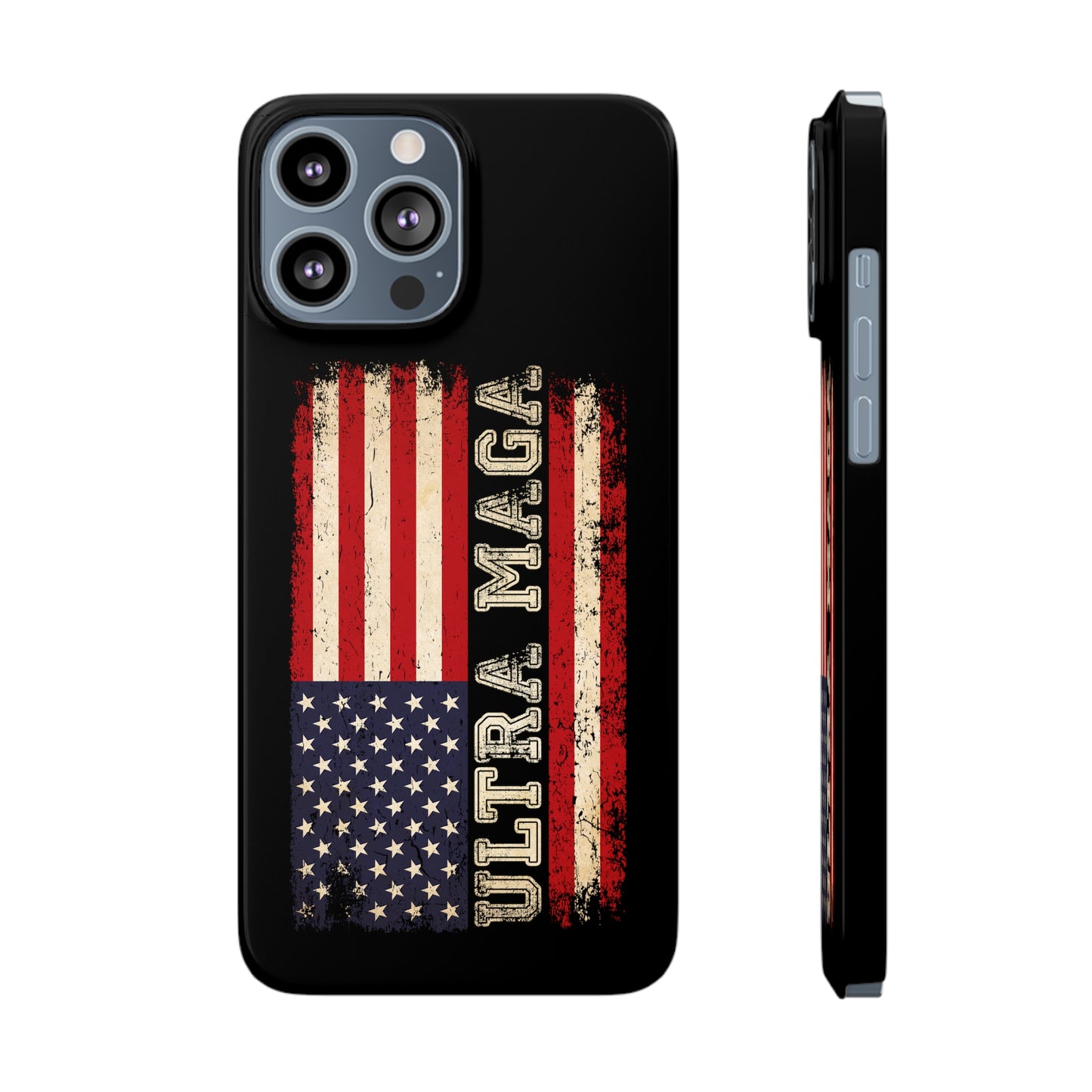 Ultra Maga iPhone Case American Flag iPhone case Trump Phone Case - The American Glory 