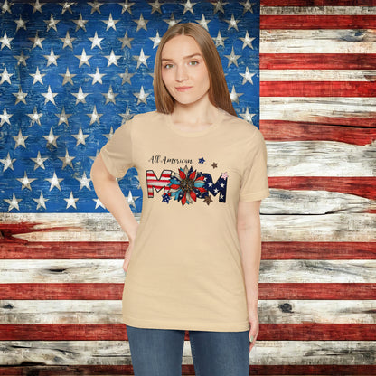 All American Mom T-shirt | USA-inspired Mom tee - The American Glory 