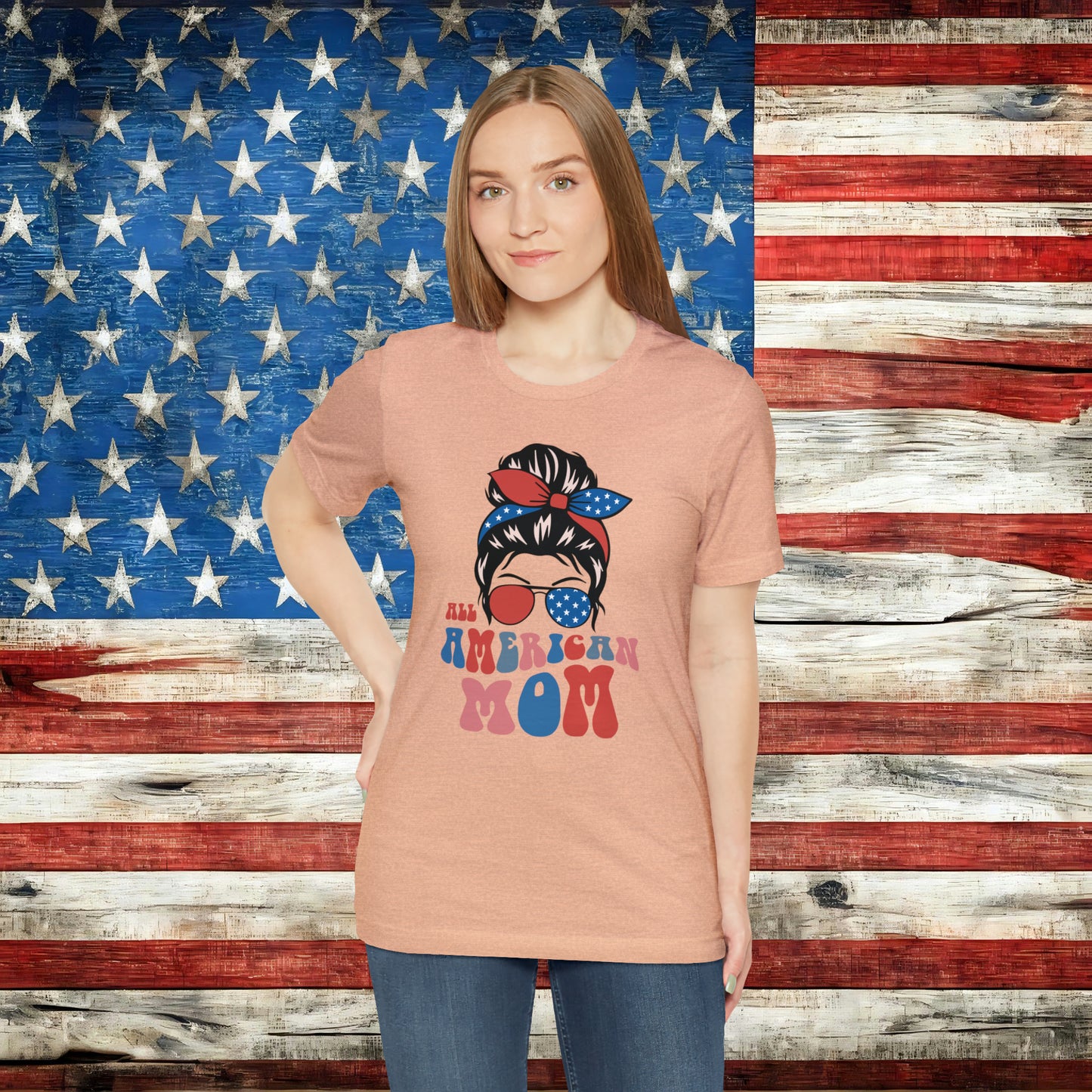 All American Mom T-shirt - The American Glory 