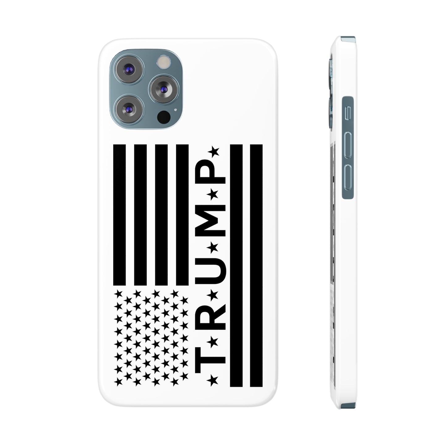 Trump American Flag Slim Phone Case - The American Glory 