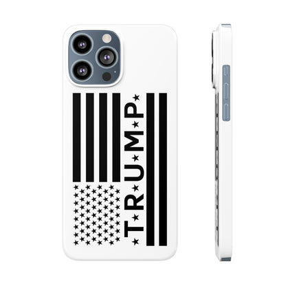 Trump American Flag Slim Phone Case - The American Glory 