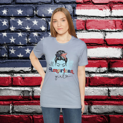 All American Girl T-shirt - The American Glory 