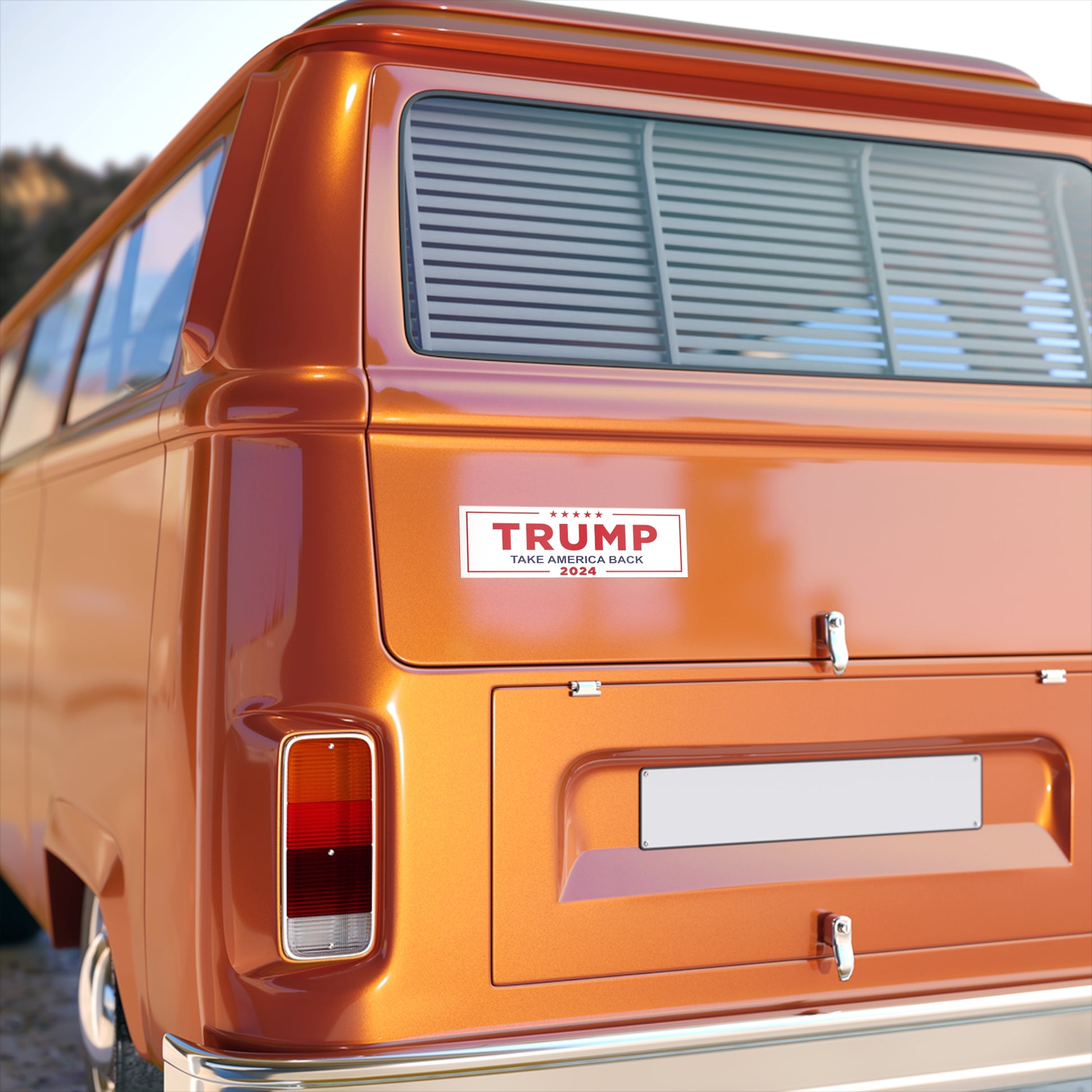 Trump 2024 Take America Back Bumper Sticker - The American Glory 