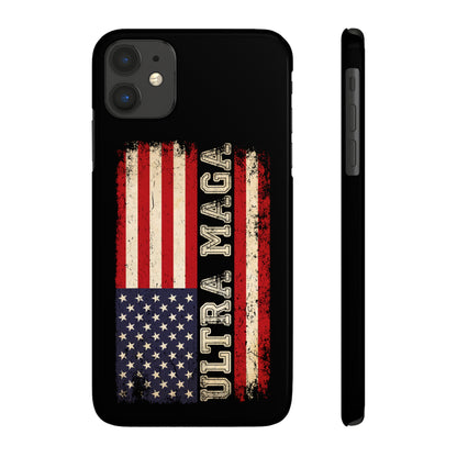 Ultra Maga iPhone Case American Flag iPhone case Trump Phone Case - The American Glory 