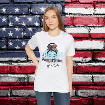 All American Girl T-shirt - The American Glory 